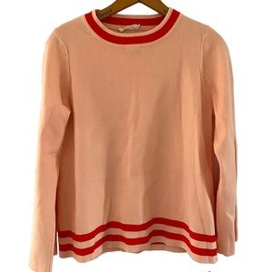 Roolee peach retro style sweater size M